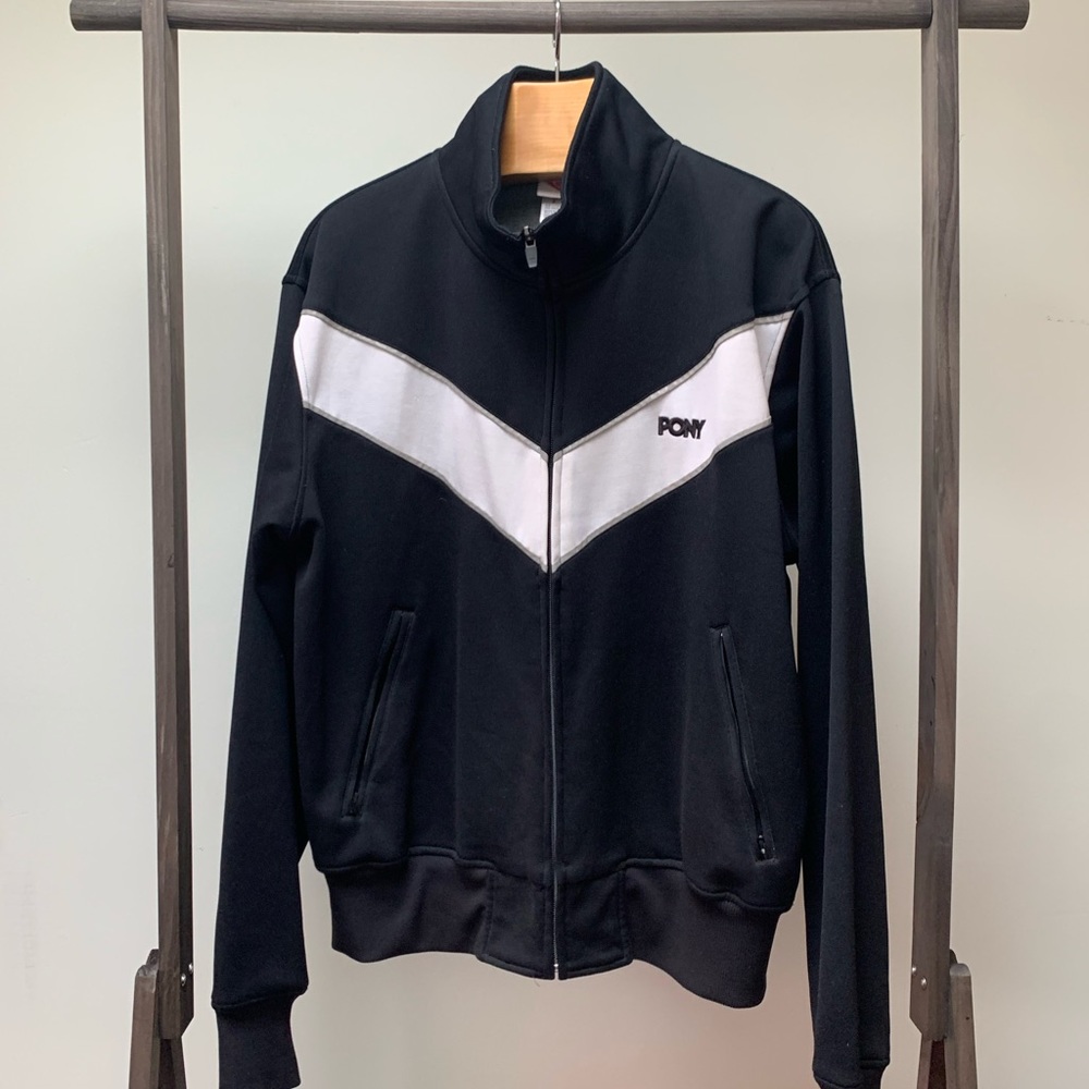 PONY zip up sweater jacket